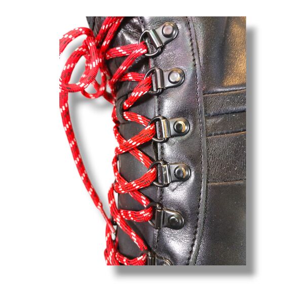 Pro Keds Sneaker Size 12 Black Red Leather Upper  Royal Plus Hi D-Ring Rare 2011 - Picture 6 of 16